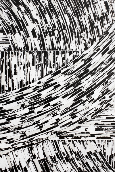 Martina Merlini : Untitled 1 (Detail)(Starch, Wax, Paper & Wood Series)