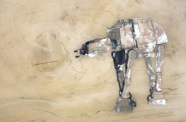Anniversary Group Show : Ted Lincoln<br>Battle of Hoth- Detail