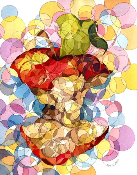 Anniversary Group Show : Adam Ziskie<br>Apple Core, Mon Amour
